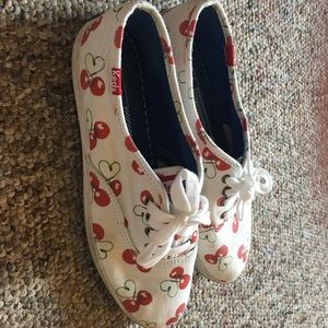 Keds cherry canvas shoes